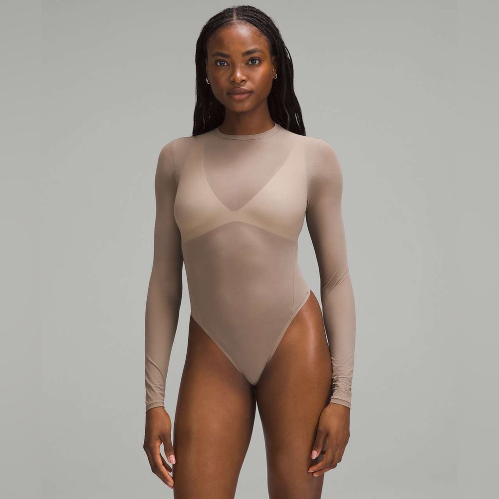 Lululemon Wundermost Mesh Bodysuit